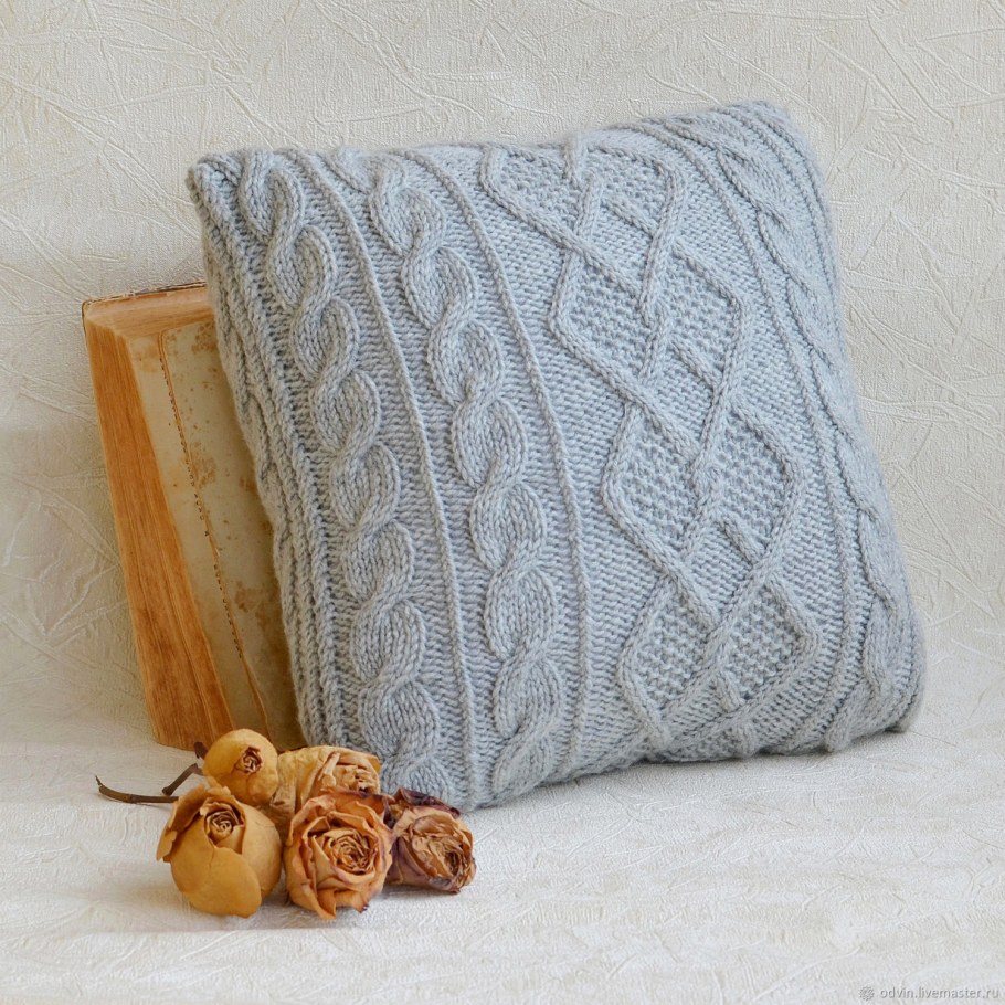 Вязаные наволочки