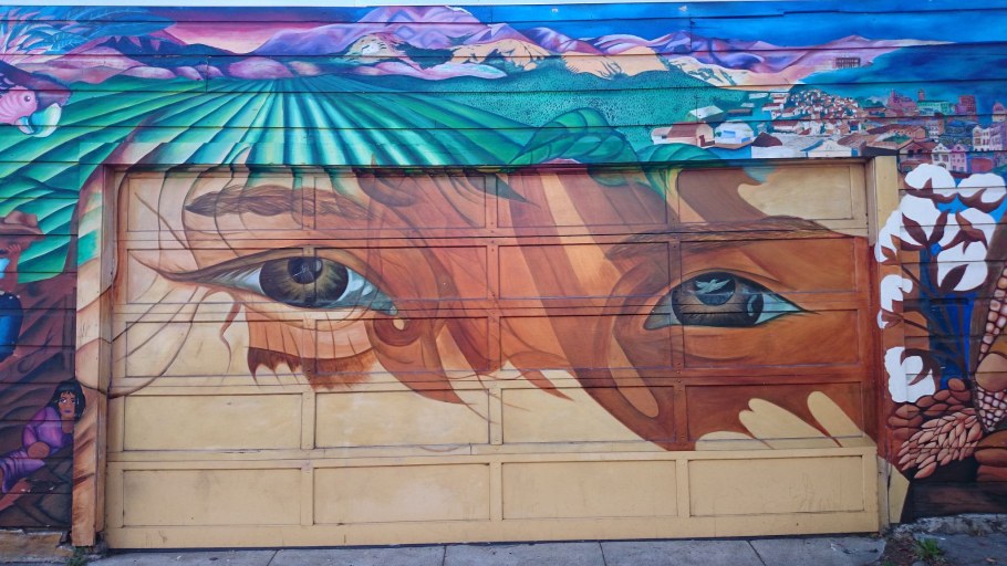 Роспись на гаражных воротах