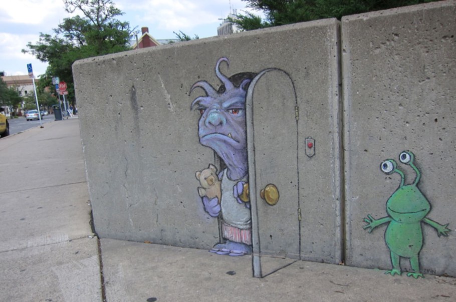 Дэвид Зинн художник стрит арт