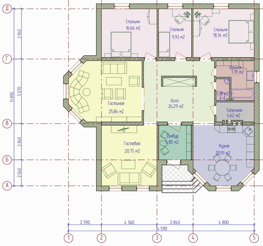 Проекты домов с чертежами и размерами