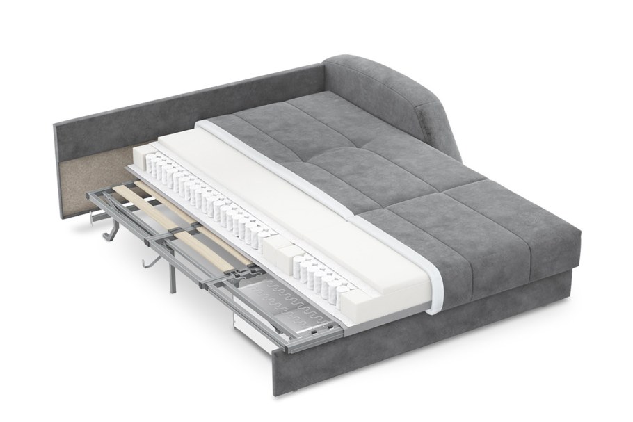 Мун ТРЕЙД диван синий 360см