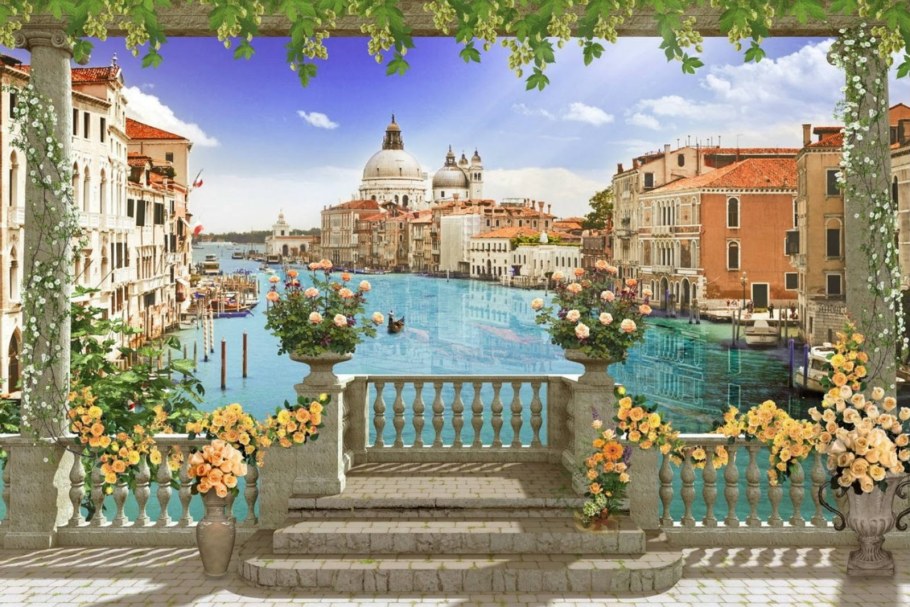 Фреска Венеция на стену