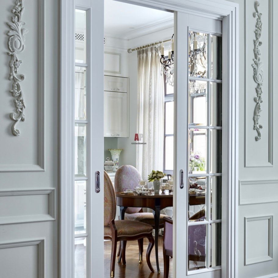 Красивые раздвижные двери