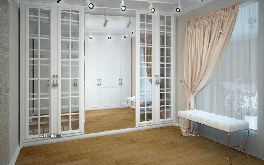 Деревянные перегородки со стеклом