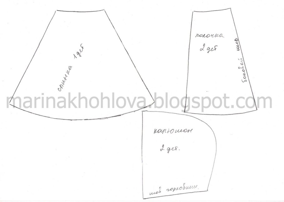Выкройки одежды для кукол большеножек