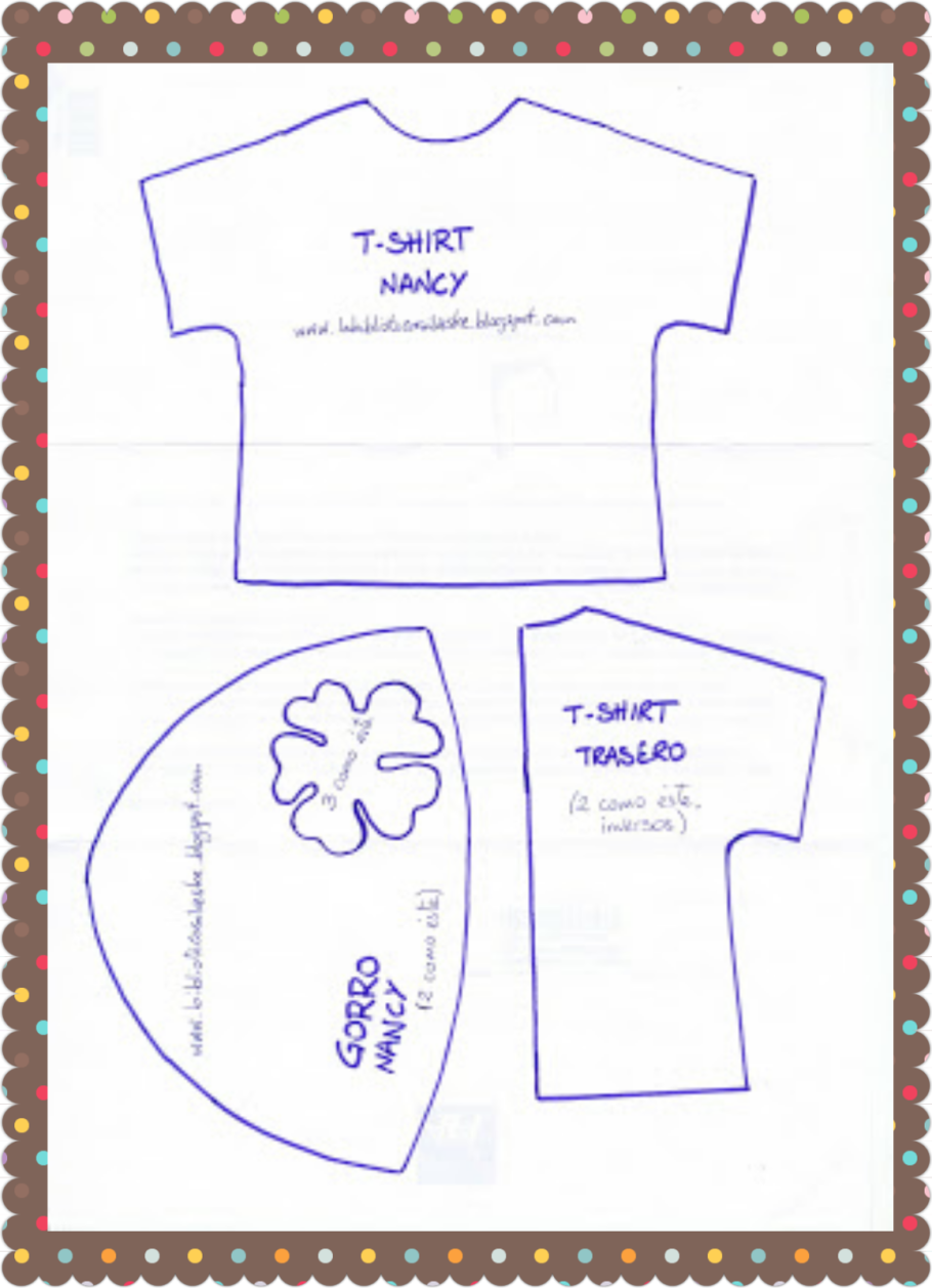 Выкройка сарафан для куклы Паола Рейна 32