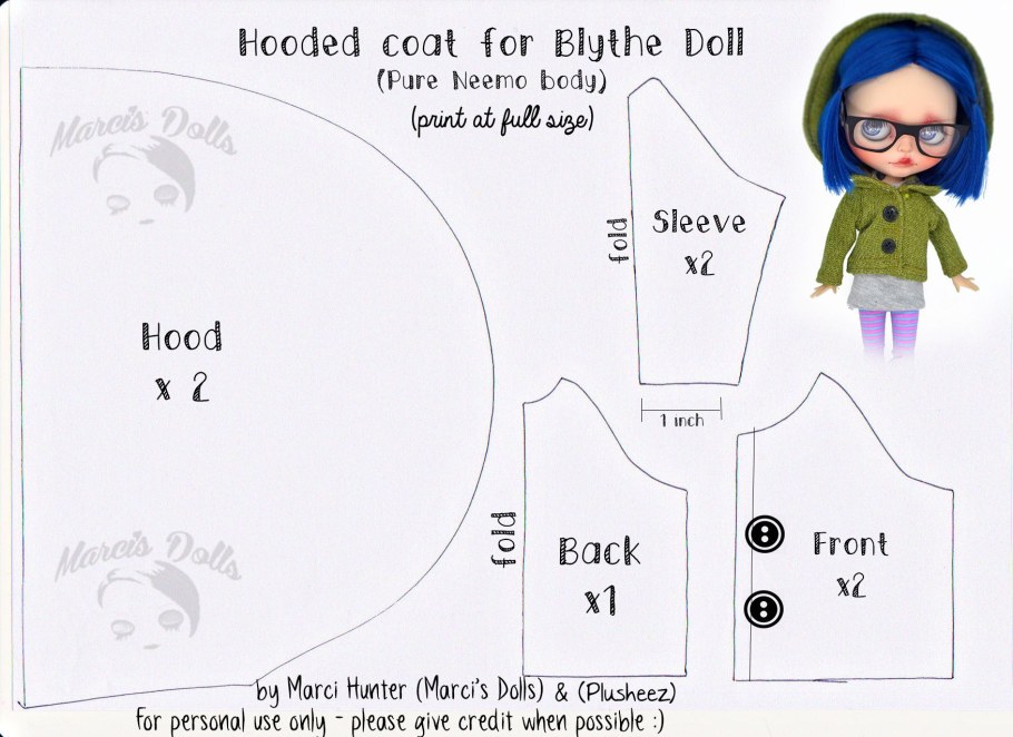 Выкройки одежды для текстильных кукол большеножек