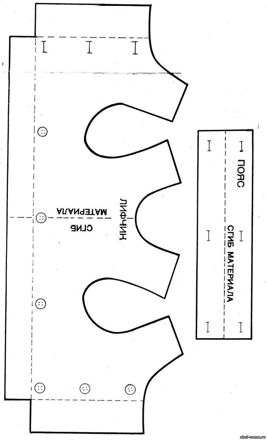 Выкройка одежды для кукол Тильда большеножка