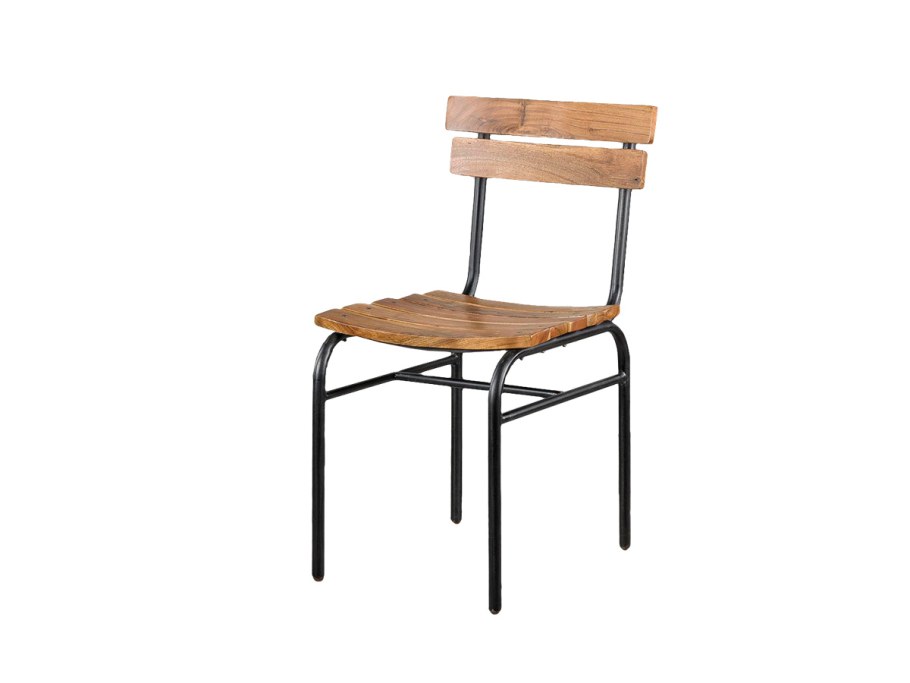 Стул металлический черный