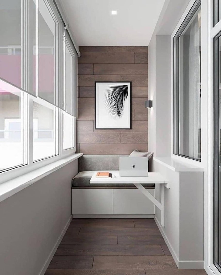 Интерьер лоджии 6 метров