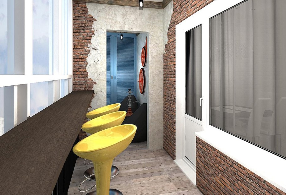 Полубалкон полулоджия