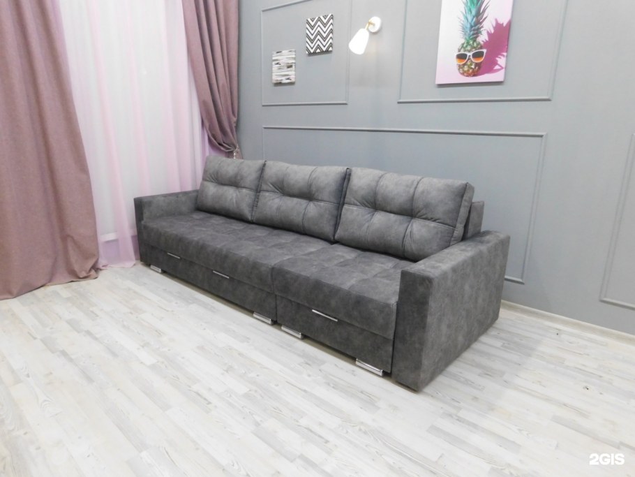 Диван Барон с выдвижной оттоманкой