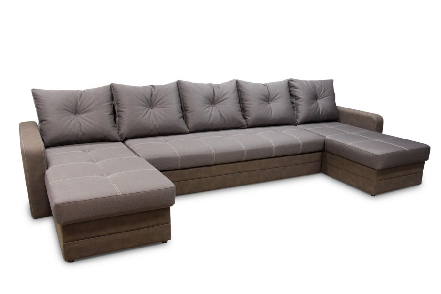 Диван модуль Камила 2 с выдвижными оттоманками