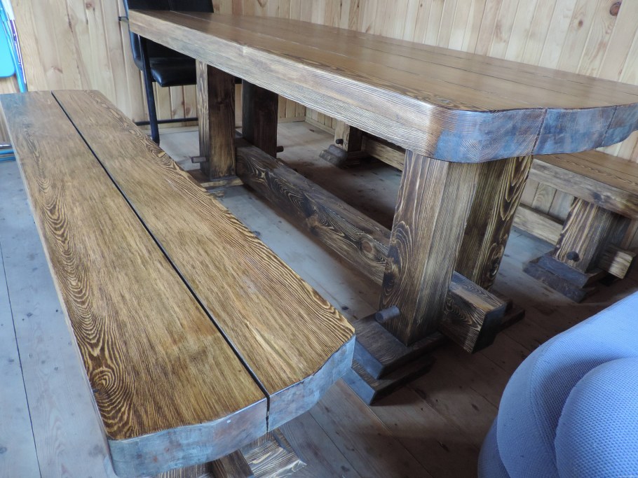 Деревянные лавки для бани