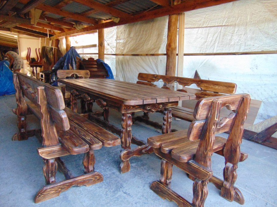 Стол в баню