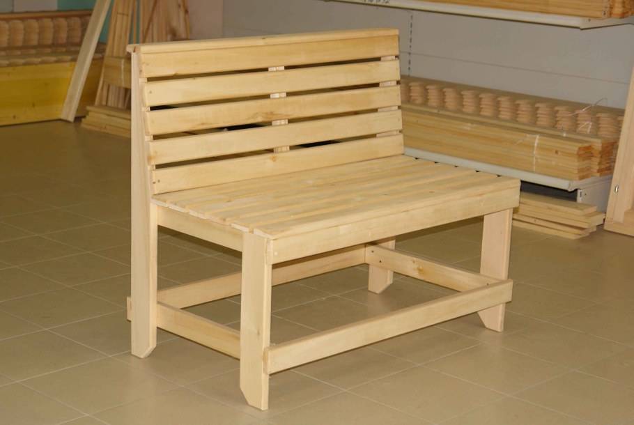 Деревянные столы и лавки под старину