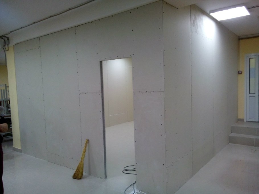 Внутренняя отделка гипсокартоном