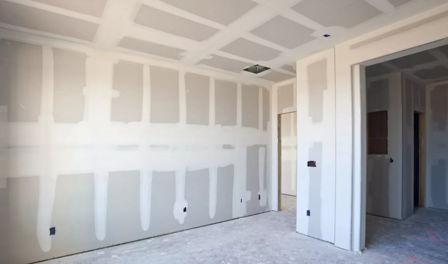 Отделка стен гипсокартоном