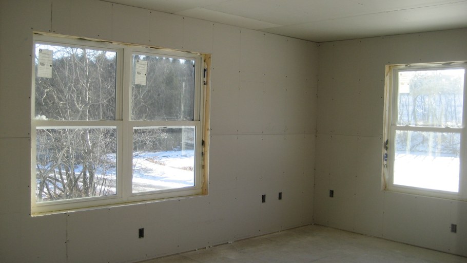 Отделка гипсокартонных перегородок