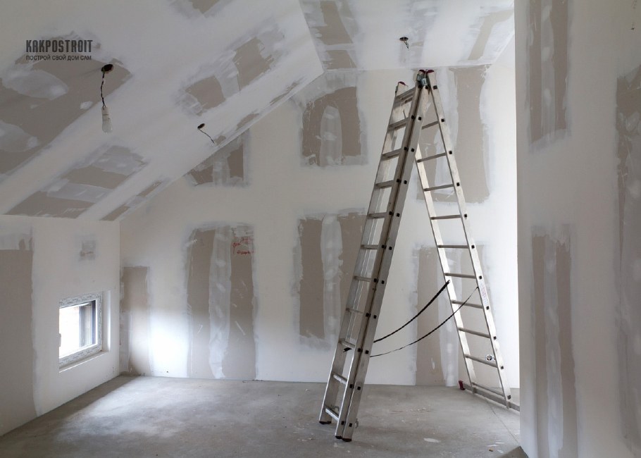 Отделка гипсокартоном