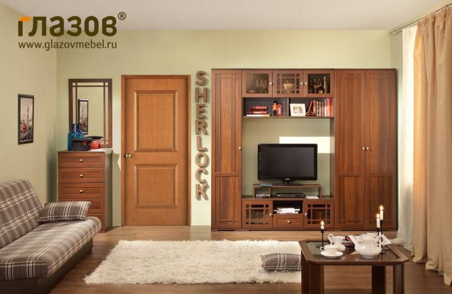 Гостиная Шерлок орех шоколадный