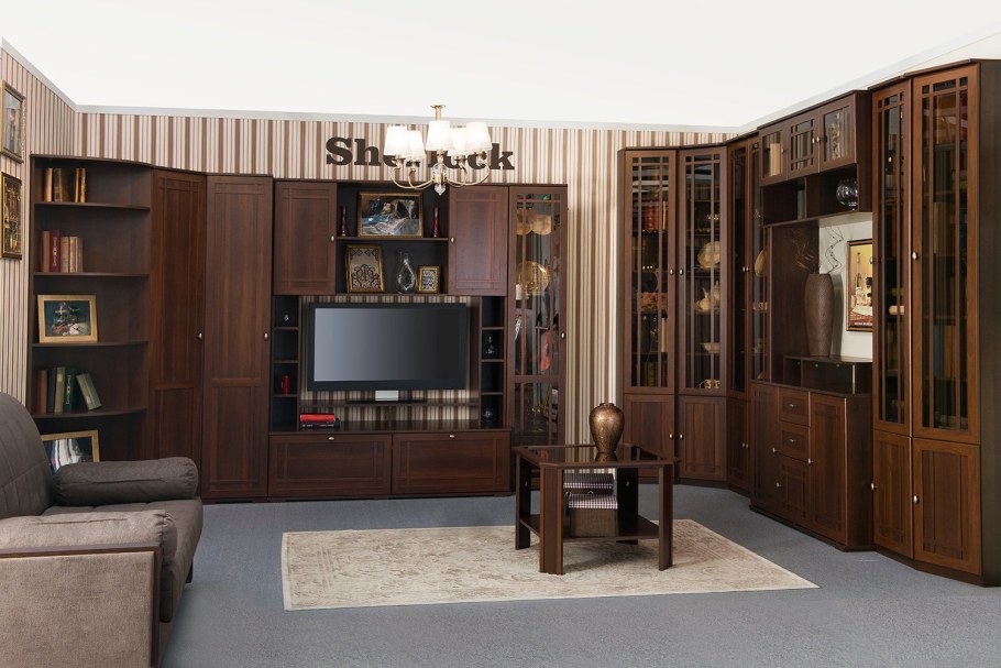 Шкаф Шерлок Глазов ясень Анкор