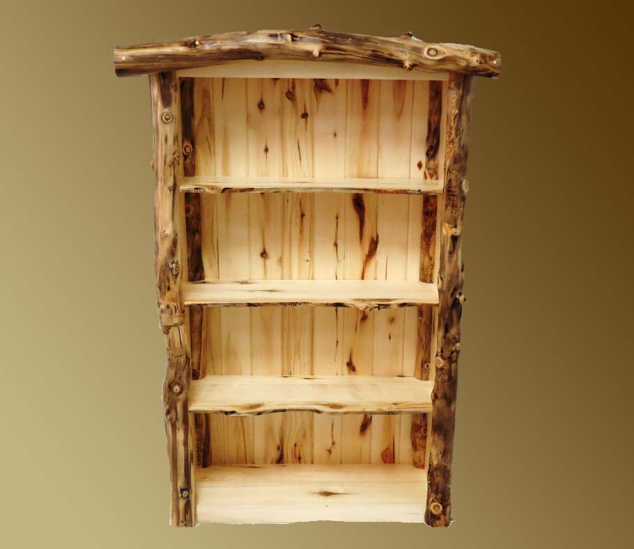 Стеллаж из необрезной доски