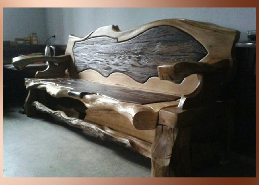 Мебель из горбыля под старину