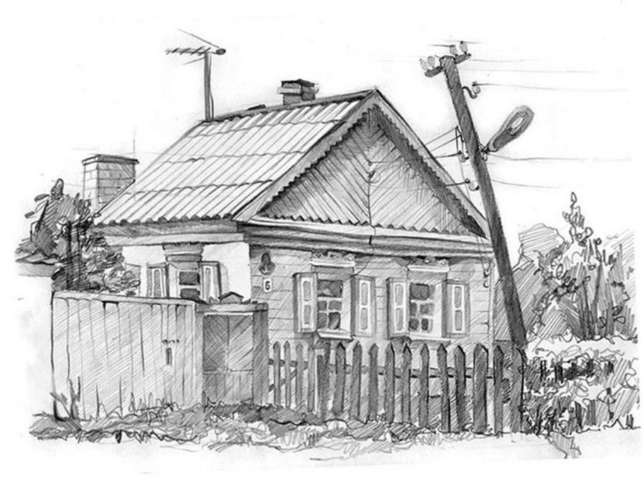 Изба в графике