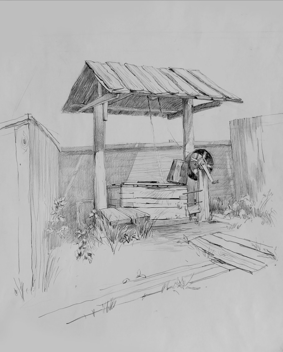 Эскиз ландшафта дачного участка