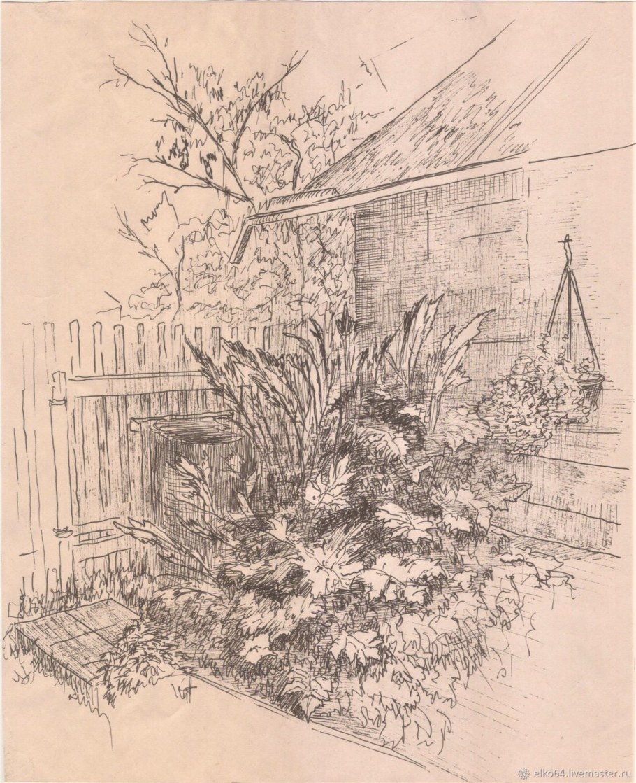 Нарисовать дачу