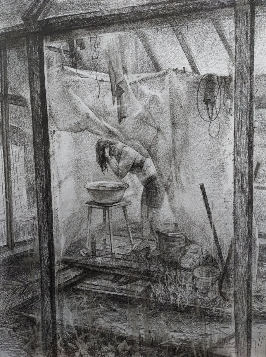 Природа карандашом