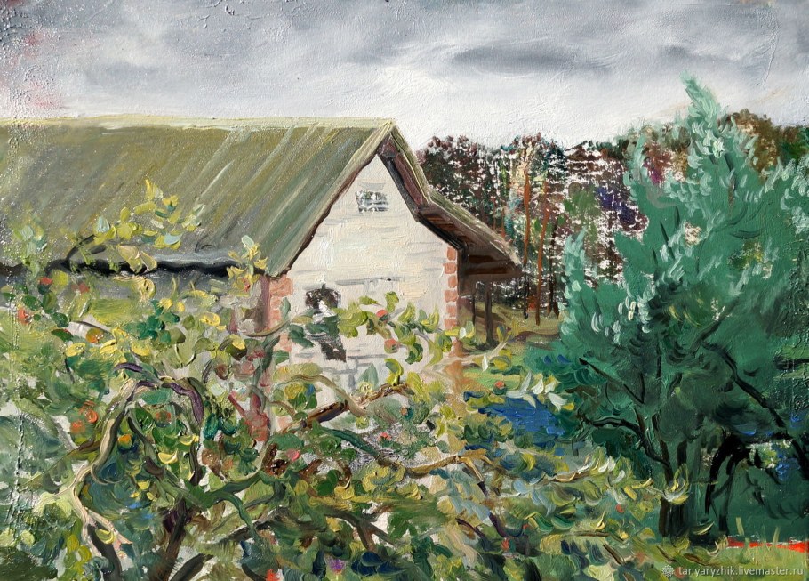 Картина дача