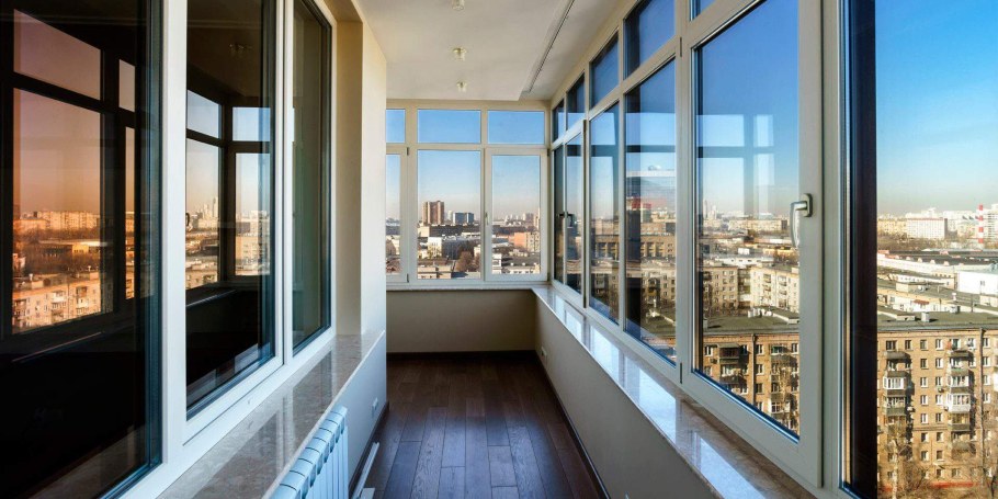 Панорамное остекление Рехау