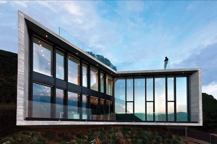 Панорамные окна фасад