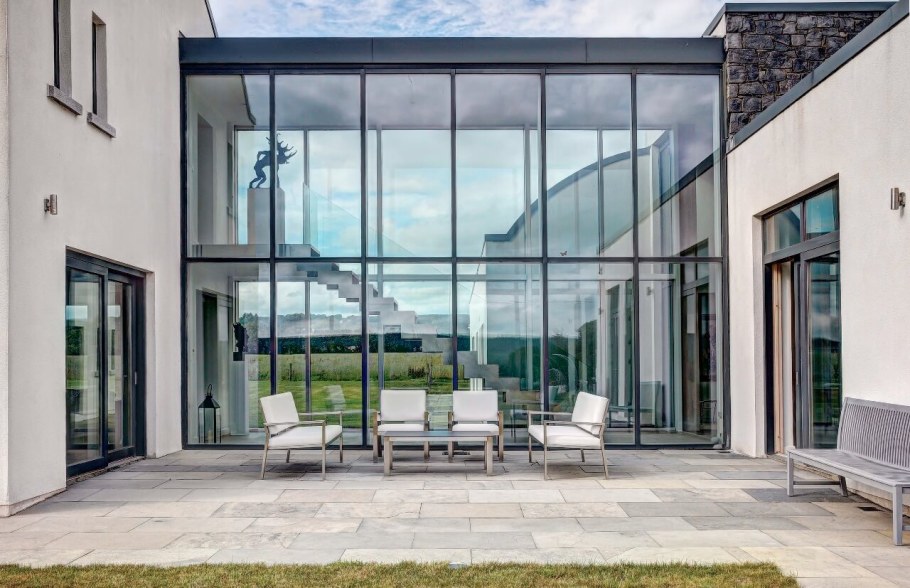 Панорамное фасадное остекление