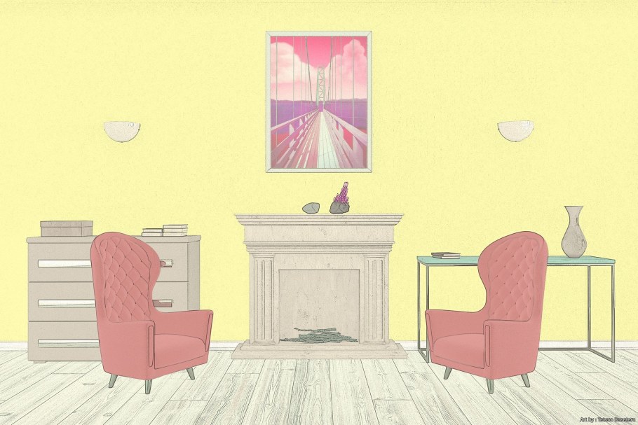 Эскиз интерьера помещения