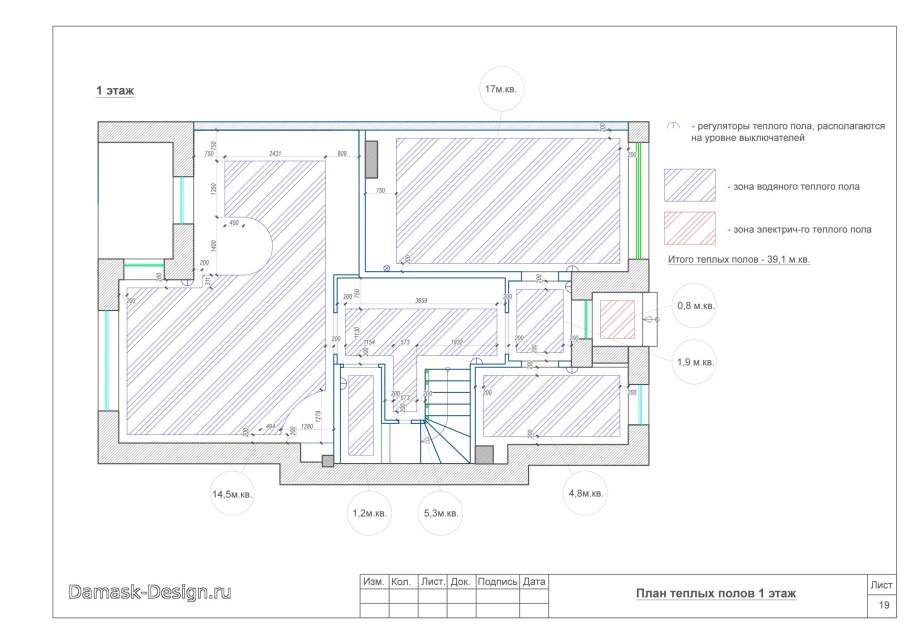 Стык паркета и плитки чертеж