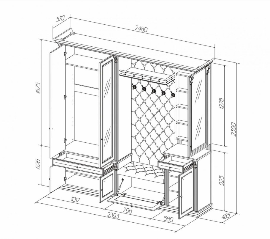 Прихожая Виола Ольмеко