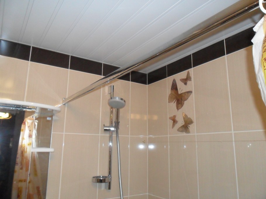 Реечный потолок своими руками в ванную