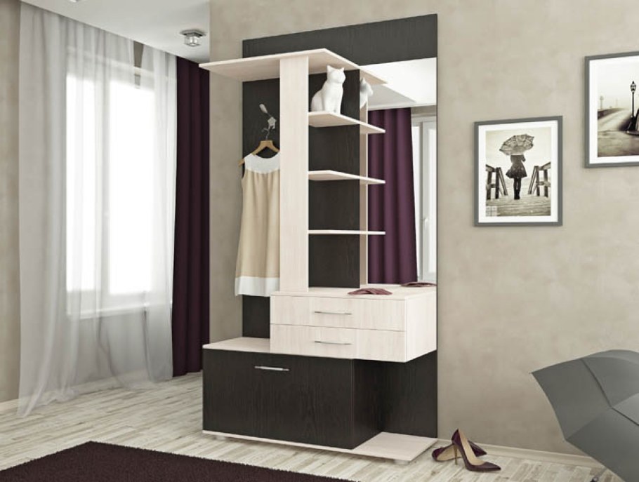 Тумба прикроватная Гавана венге дуб молочный