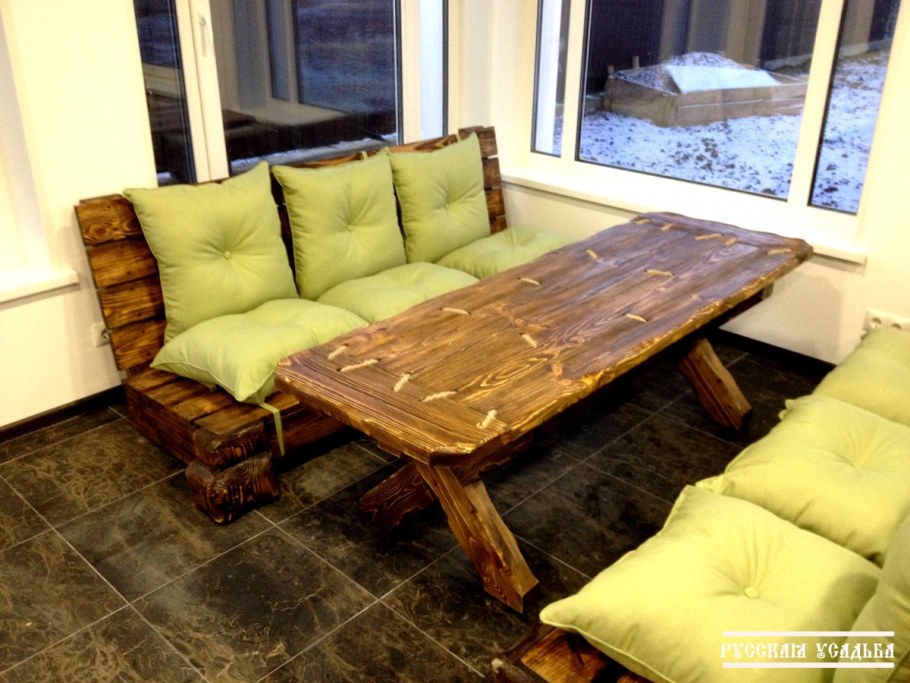 Диван для бани