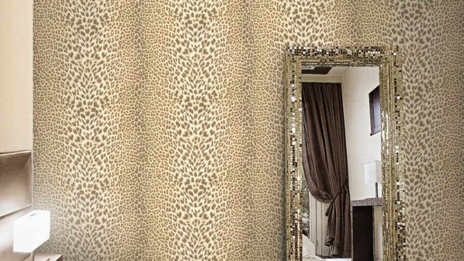 Обои рептилия в интерьере