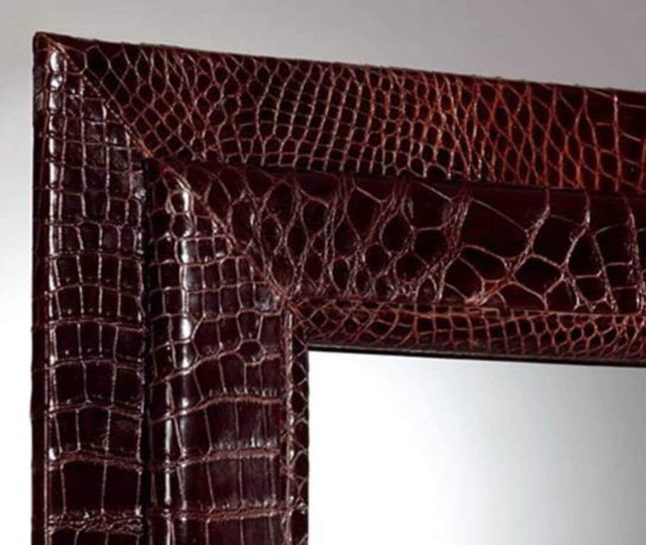 Мебельные фасады из натуральной кожи