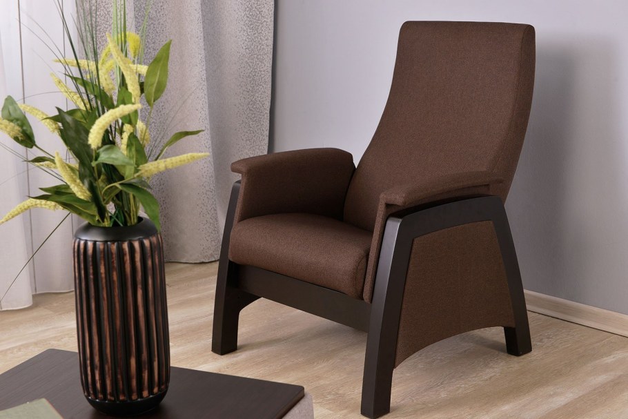 Кресло качалка глайдер лазурит