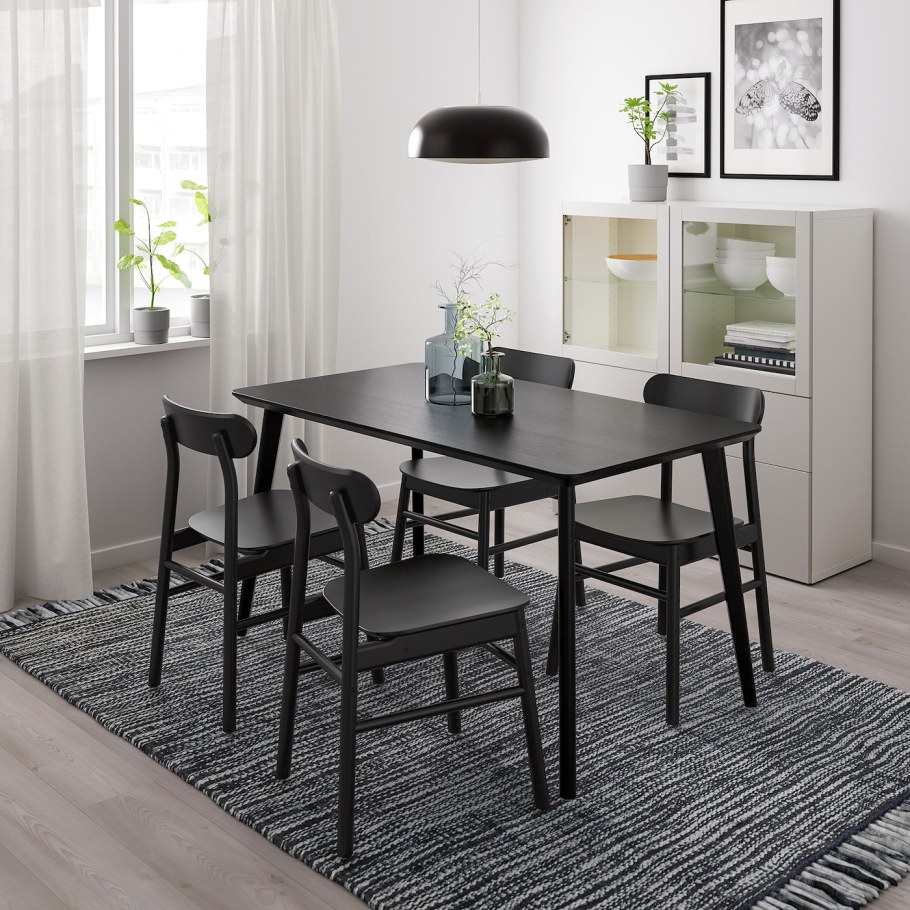Стол фирма JYSK Toledo Dining Table Grey Antique