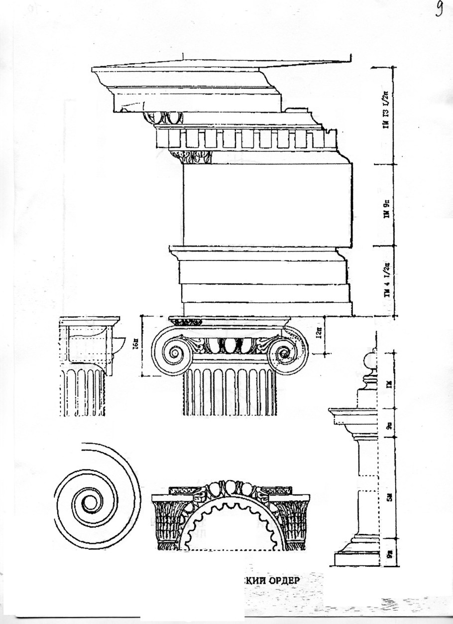 Арка Тита в Риме чертеж