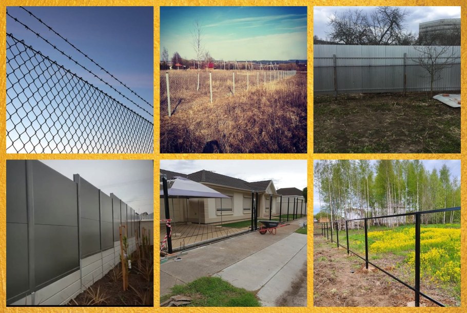 Красивый забор из штакетника