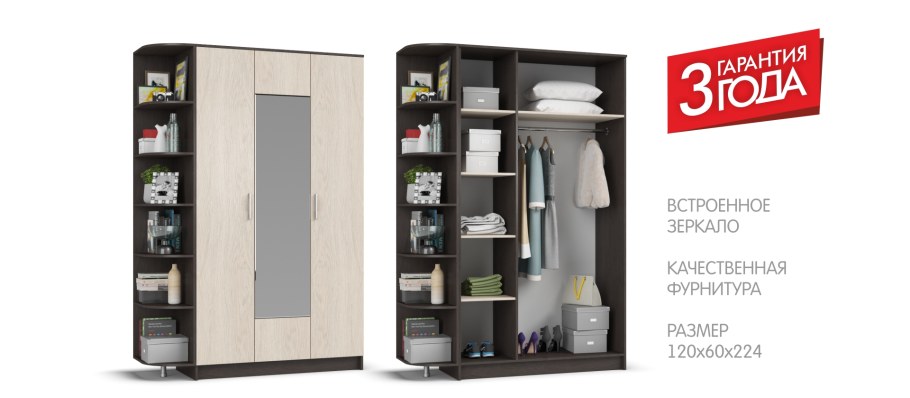 Шкаф-купе "Румер" 2100