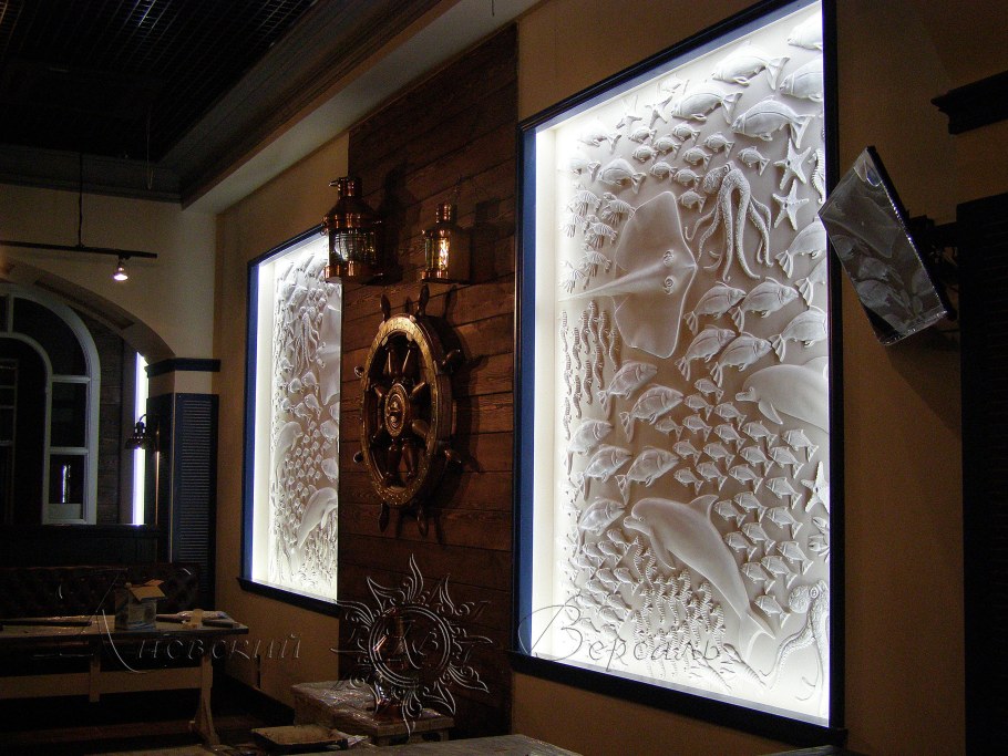 Панно на стену в ресторане